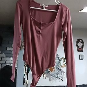 Eye candy one piece red shirt